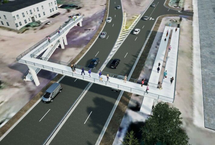 Se construirán dos pasarelas peatonales sobre Ruta 9 Norte