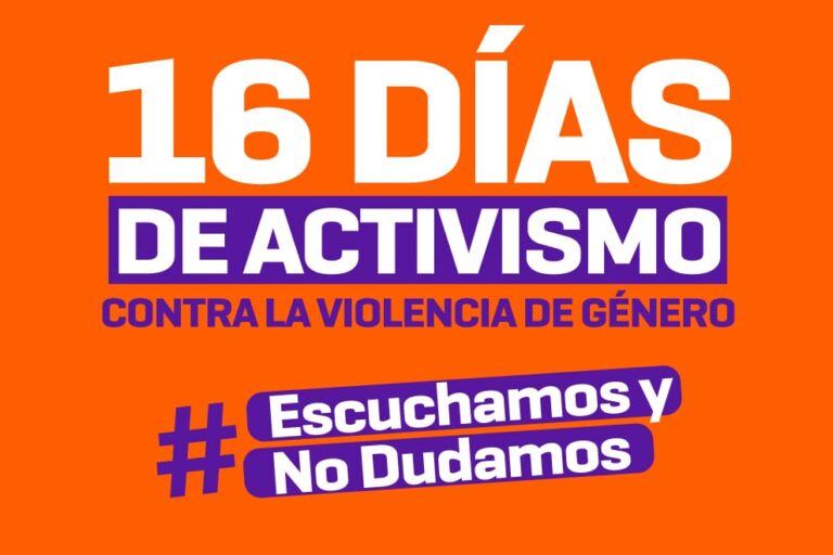 25N: Córdoba adhiere a la campaña mundial 16 Días de Activismo contra la Violencia de Género